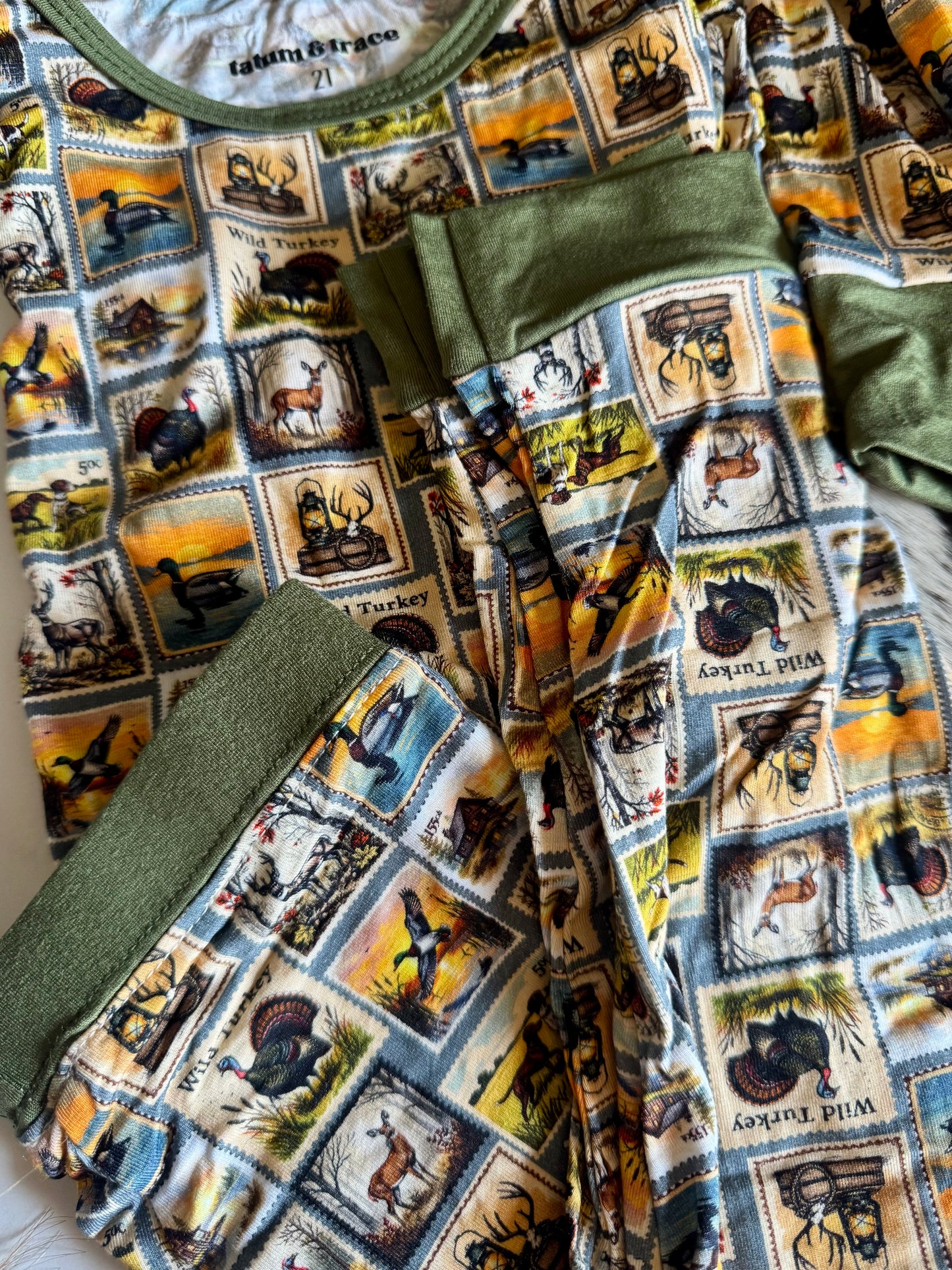 Hunting Season Bamboo Pants Set