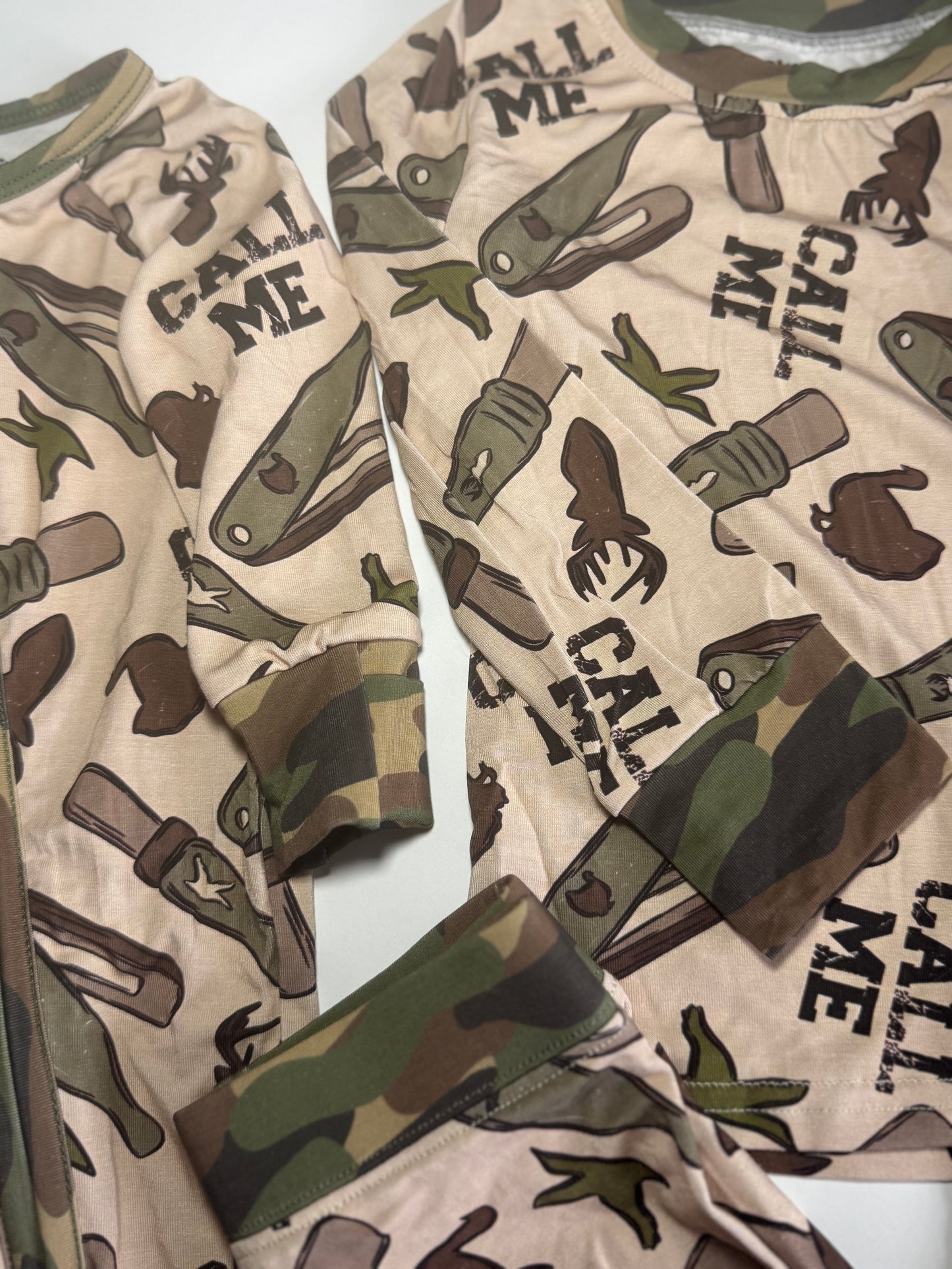 Call Me Camo Bamboo Pants Set