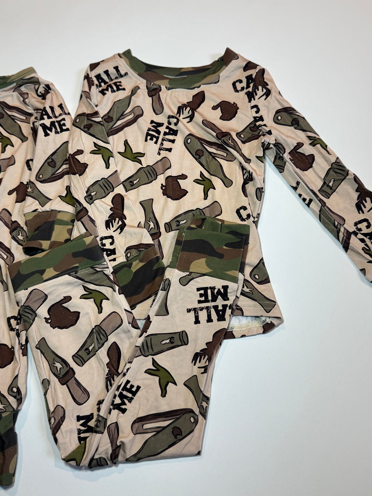 Call Me Camo Bamboo Pants Set