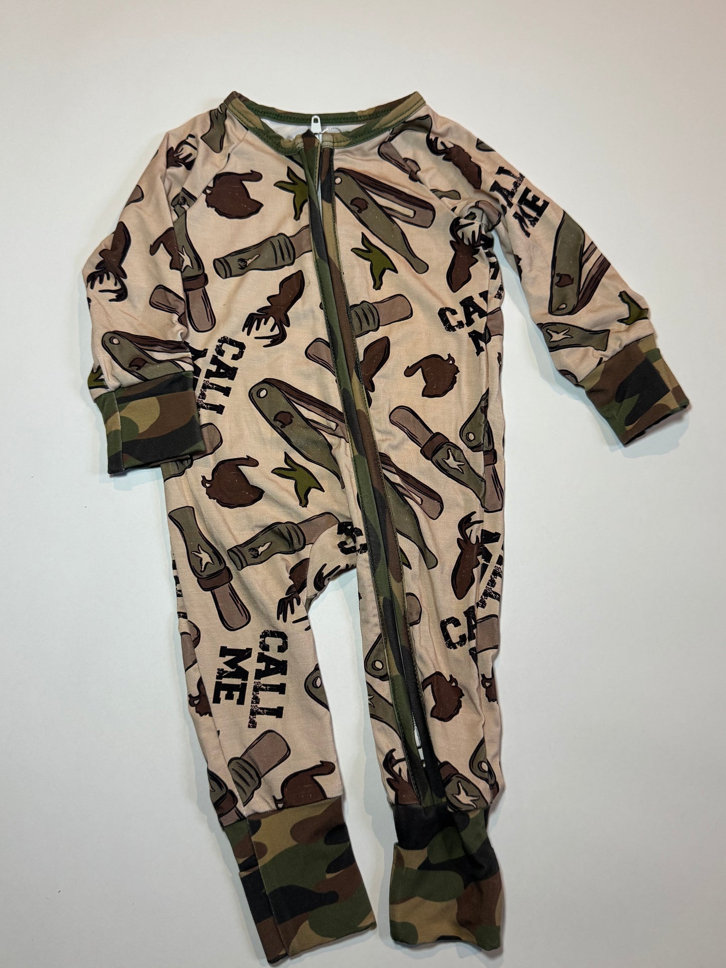 Call Me Camo Bamboo Romper