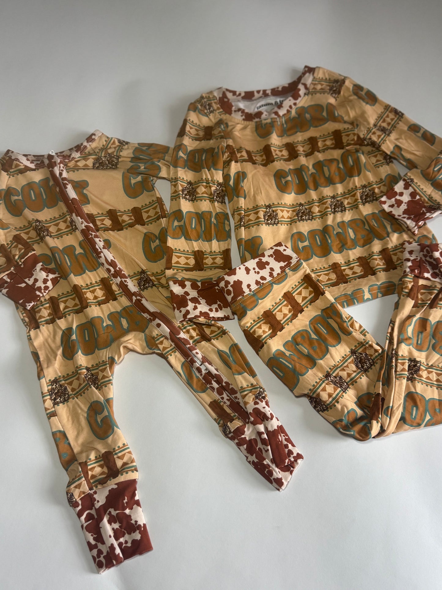 Cool Cowboy Bamboo Romper