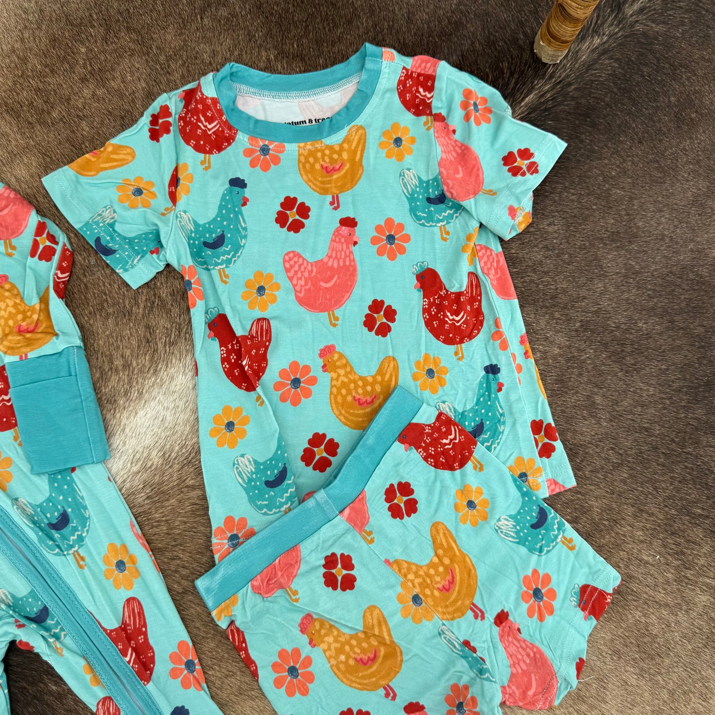Chicken Bamboo Shorts Set