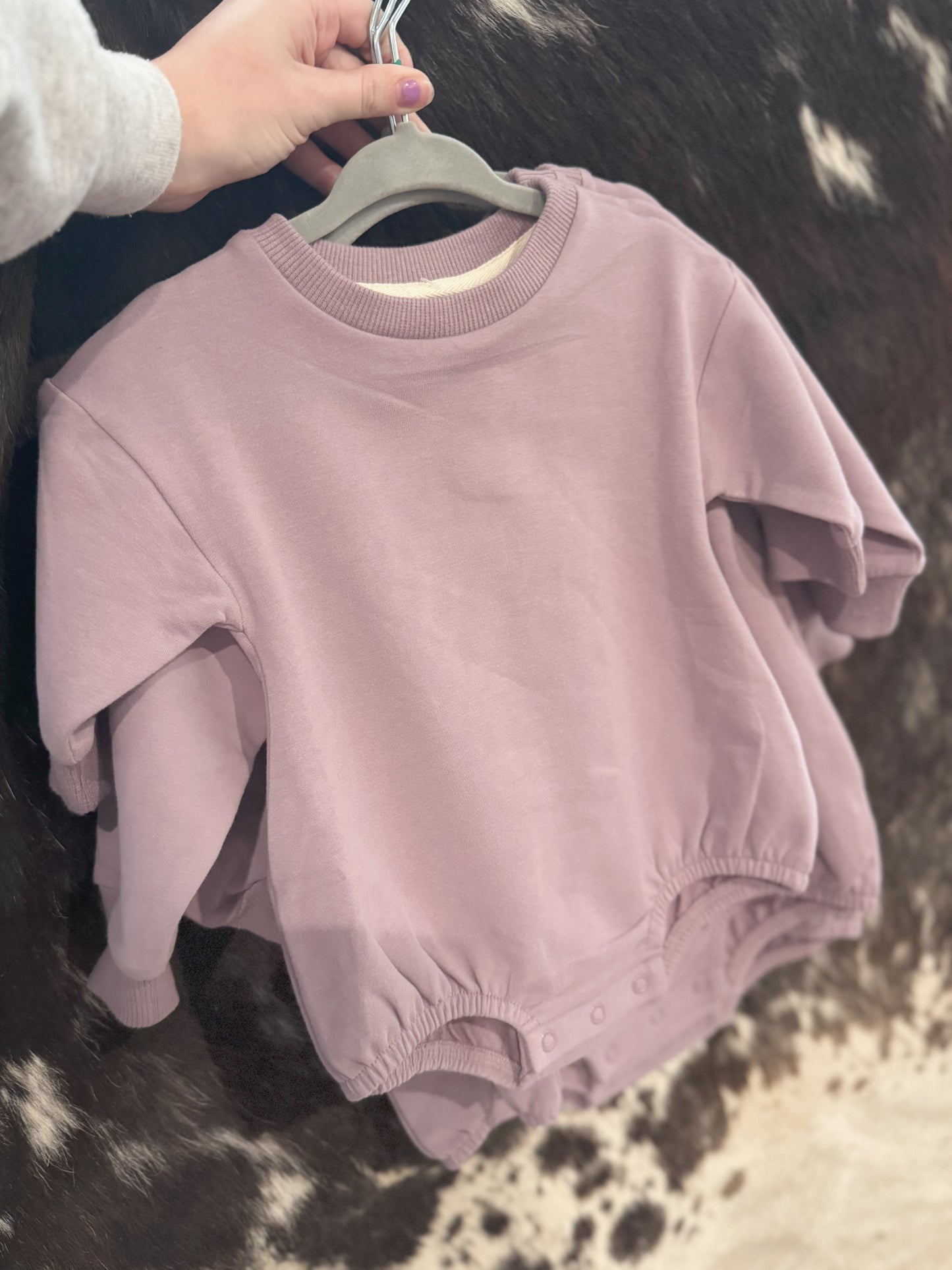 Plum Bubble Sweatshirt