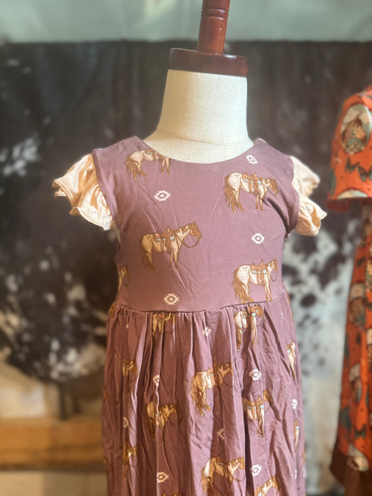 Roan Horse Bamboo Dress