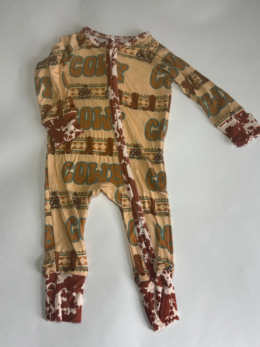 Cool Cowboy Bamboo Romper