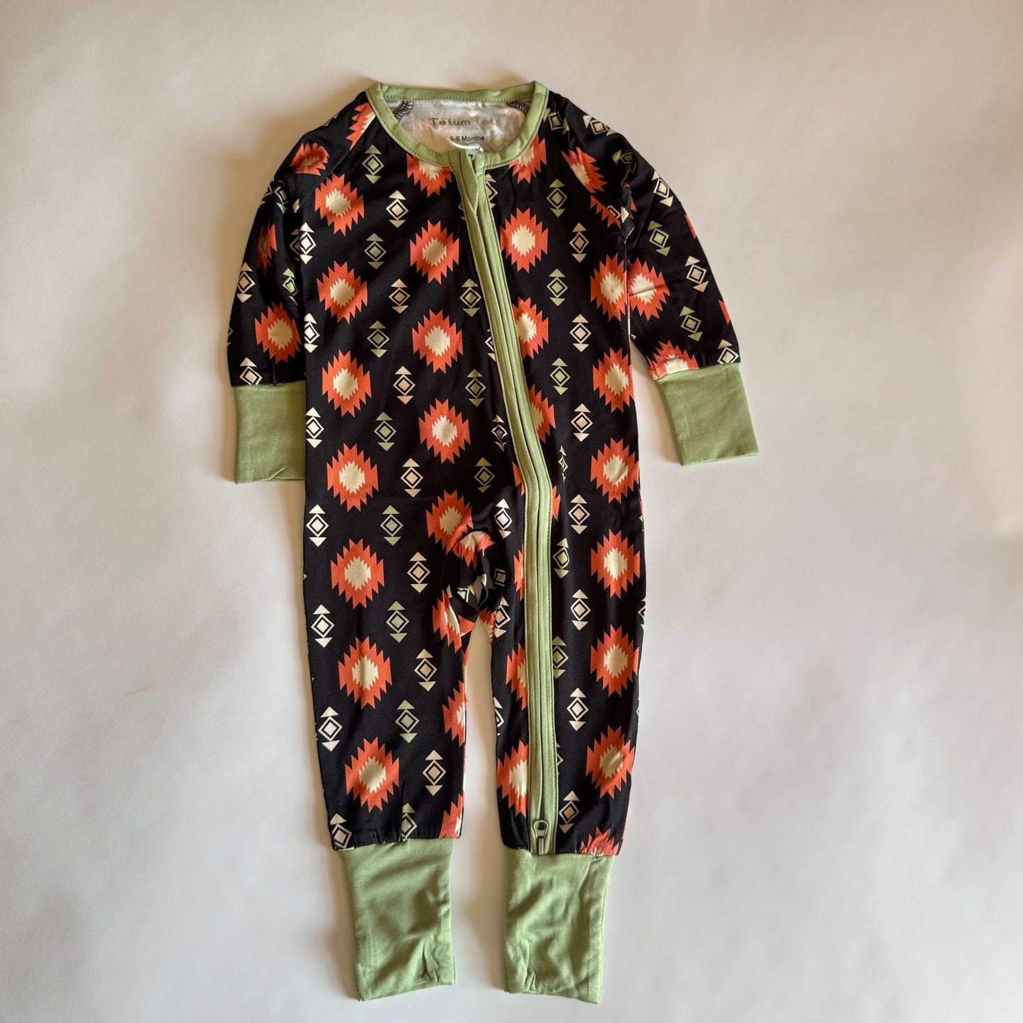 Earthy Aztec Bamboo Romper