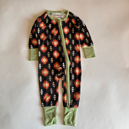 Earthy Aztec Bamboo Romper