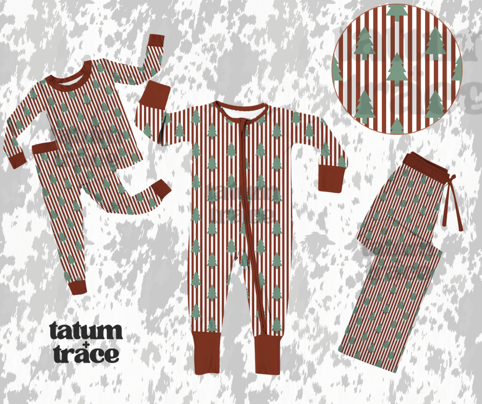 Preorder Christmas Bamboo - Adult Pants