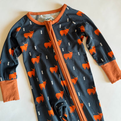 Howdy Highland Bamboo Romper