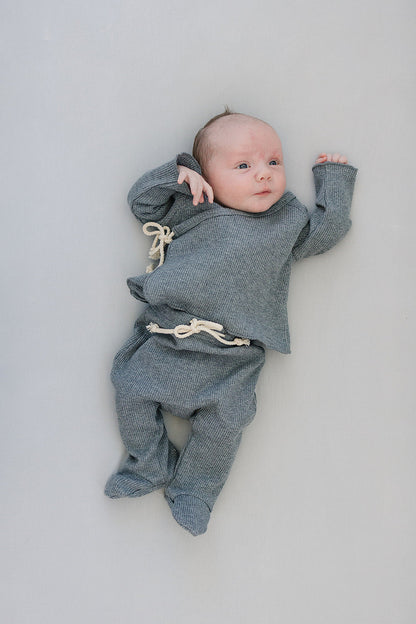 Stone Bamboo Stretch Crib Sheet