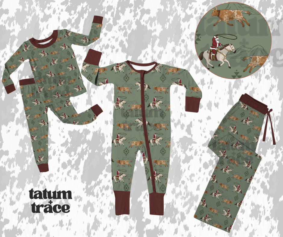 Preorder Christmas Bamboo - Adult Pants
