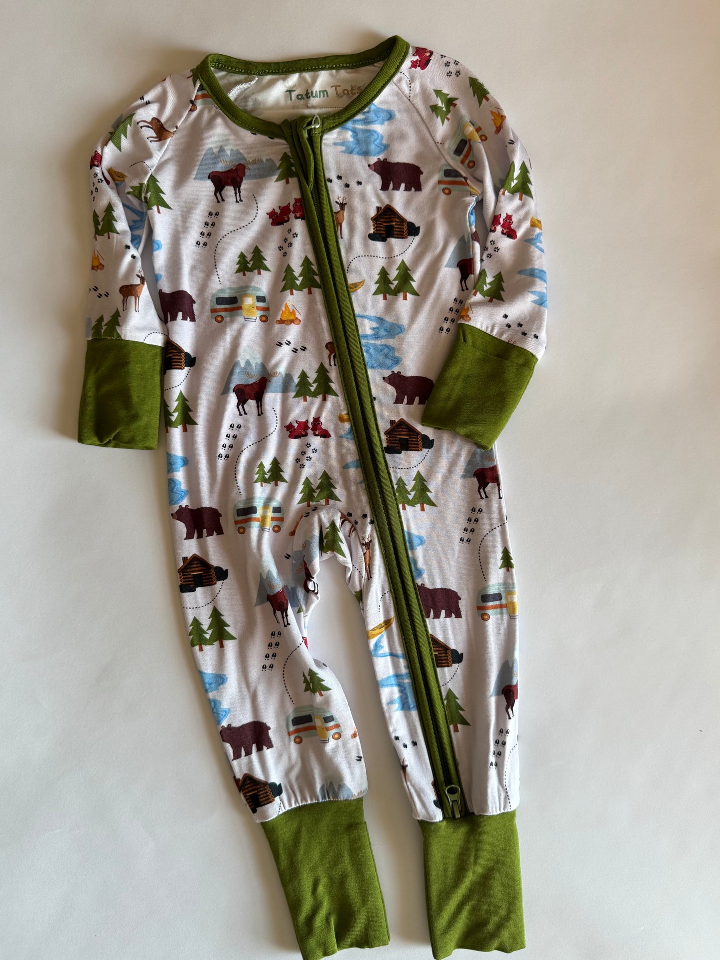 Happy Camper Bamboo Romper