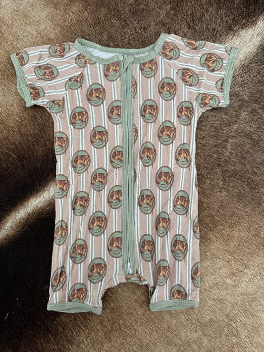 Sage Buckskin Bamboo Shortie
