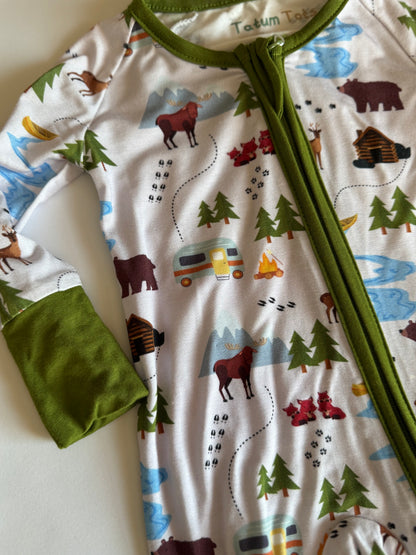 Happy Camper Bamboo Romper