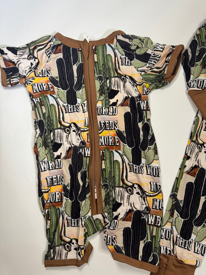 More Cowboys Bamboo Shortie
