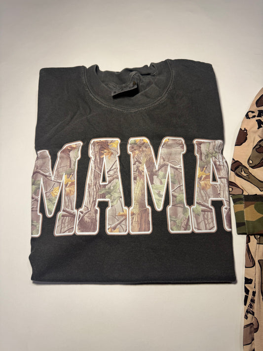 Camo Mama Comfort Colors Tee