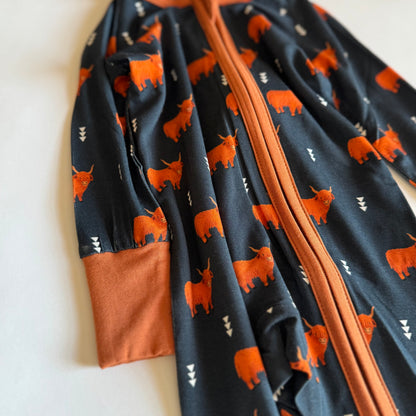 Howdy Highland Bamboo Romper