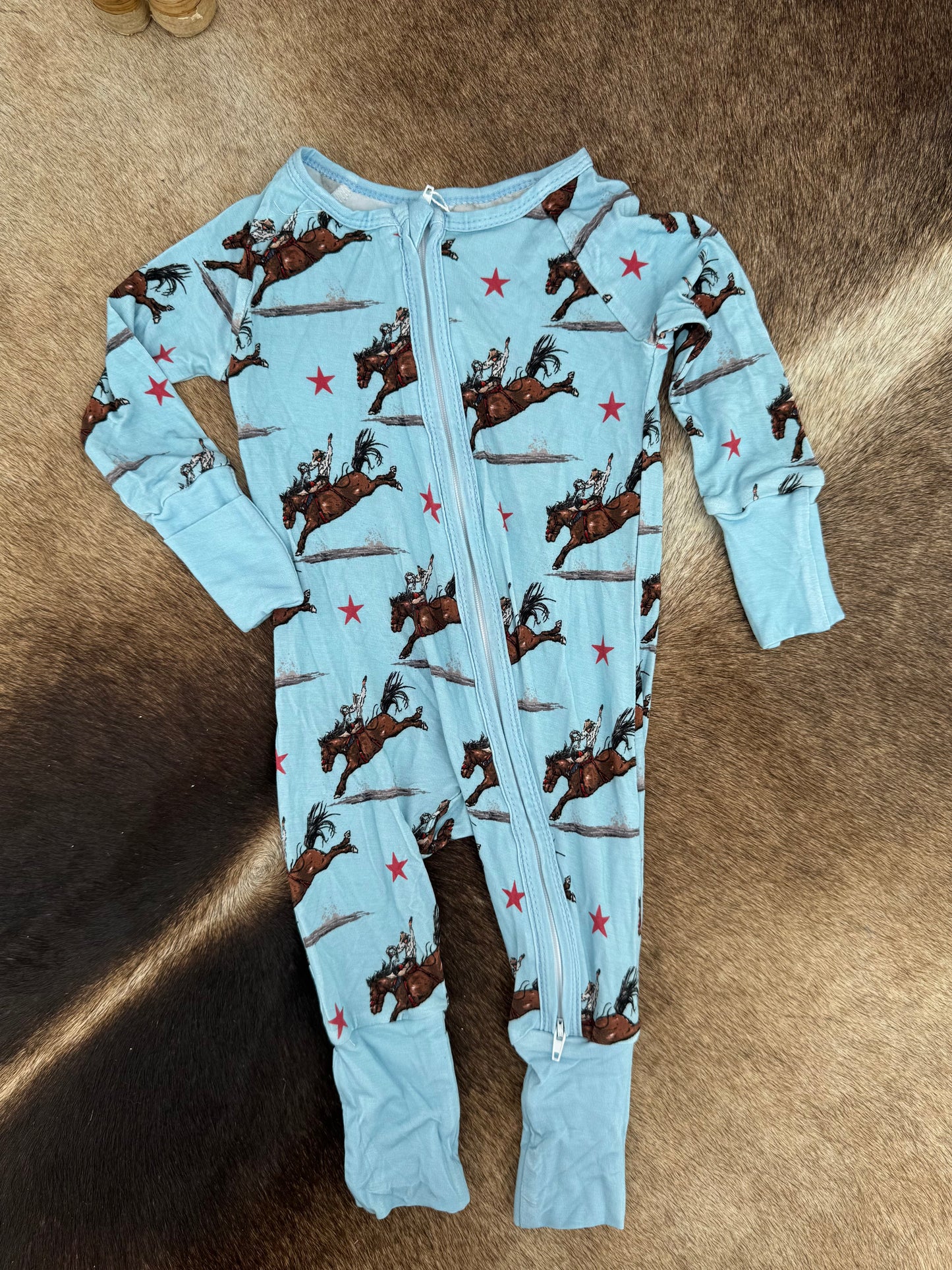 Cowboy Bamboo Romper