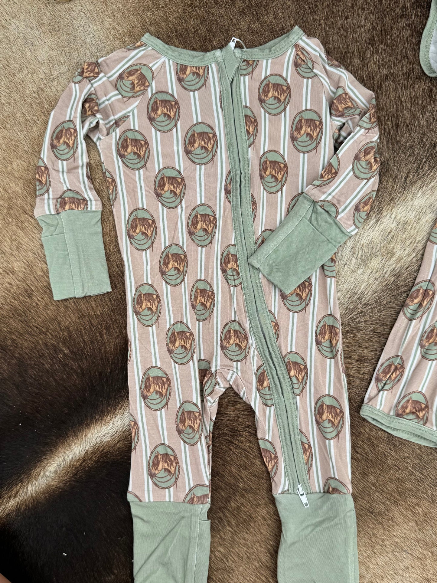 Sage Buckskin Bamboo Romper