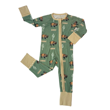 Southwestern Buffalo Bamboo Romper