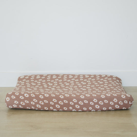 Daisy Dream Muslin Changing Pad Cover